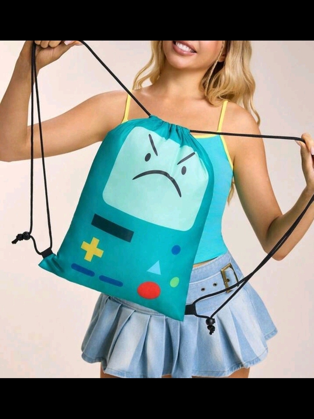 Adventure Time Drawstring Backpack - Cartoon Network - Picture 2 of 2